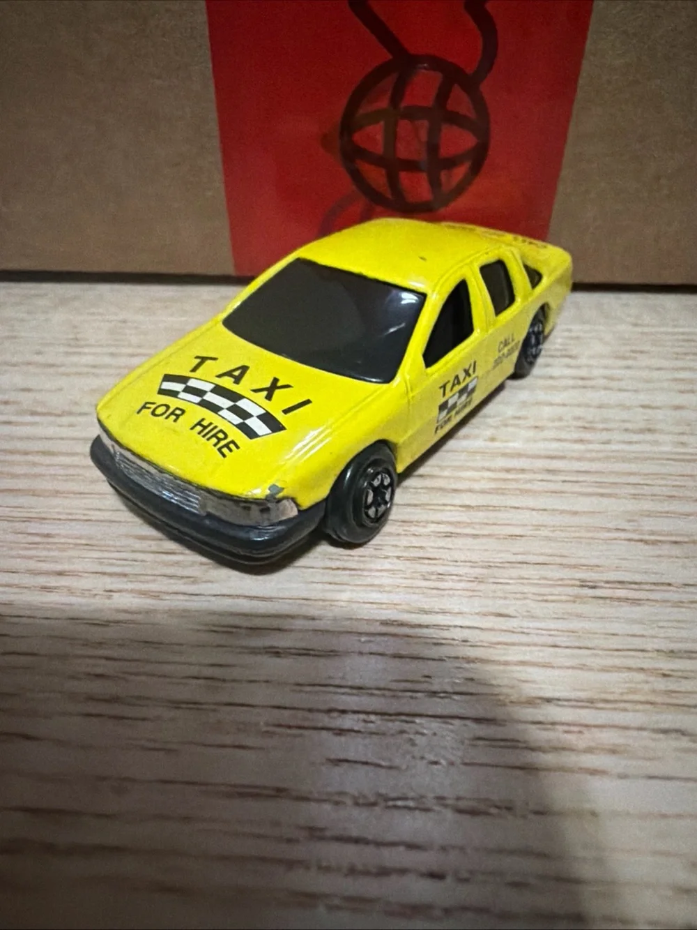 Vintage Yat Ming #823 Taxi Cab Diecast Chevrolet Caprice 1990's Rare Original ++